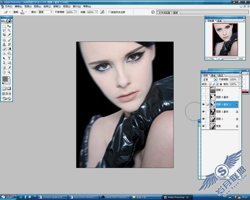Photoshop制作的后光影创意感想