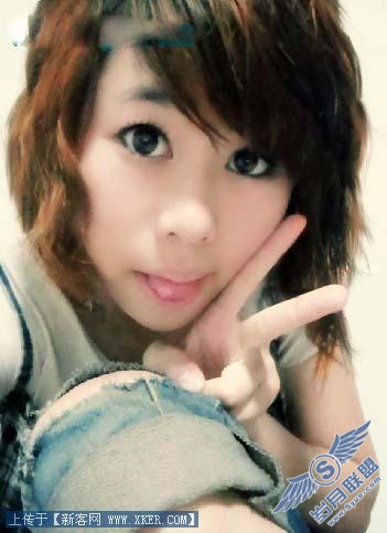 Photoshop整体处理失真人物照片