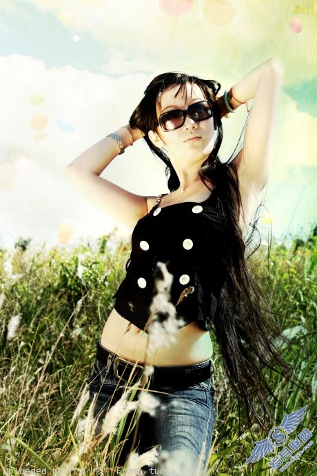 Photoshopʵ̳:Ů羰Ƭ