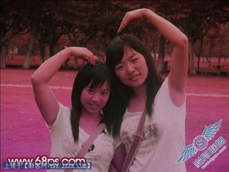 Photoshop打造暖色版暗夜精灵