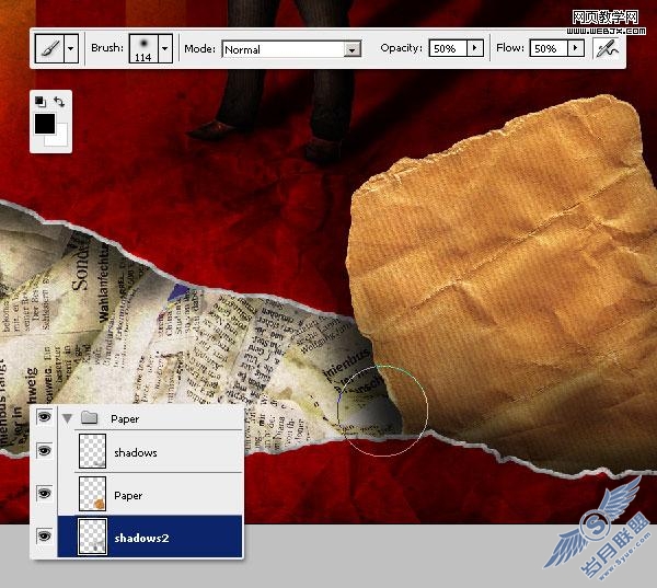Photoshop合成教程：建构主义职场海报