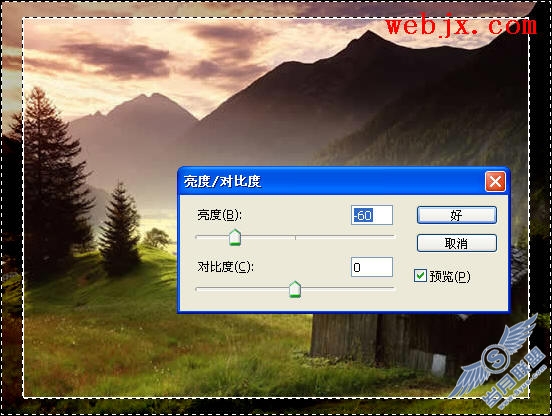 Photoshop为图像打造半透明细线边框_天极设计在线