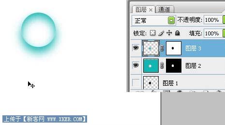Photoshop简单制作有趣的透明小水泡