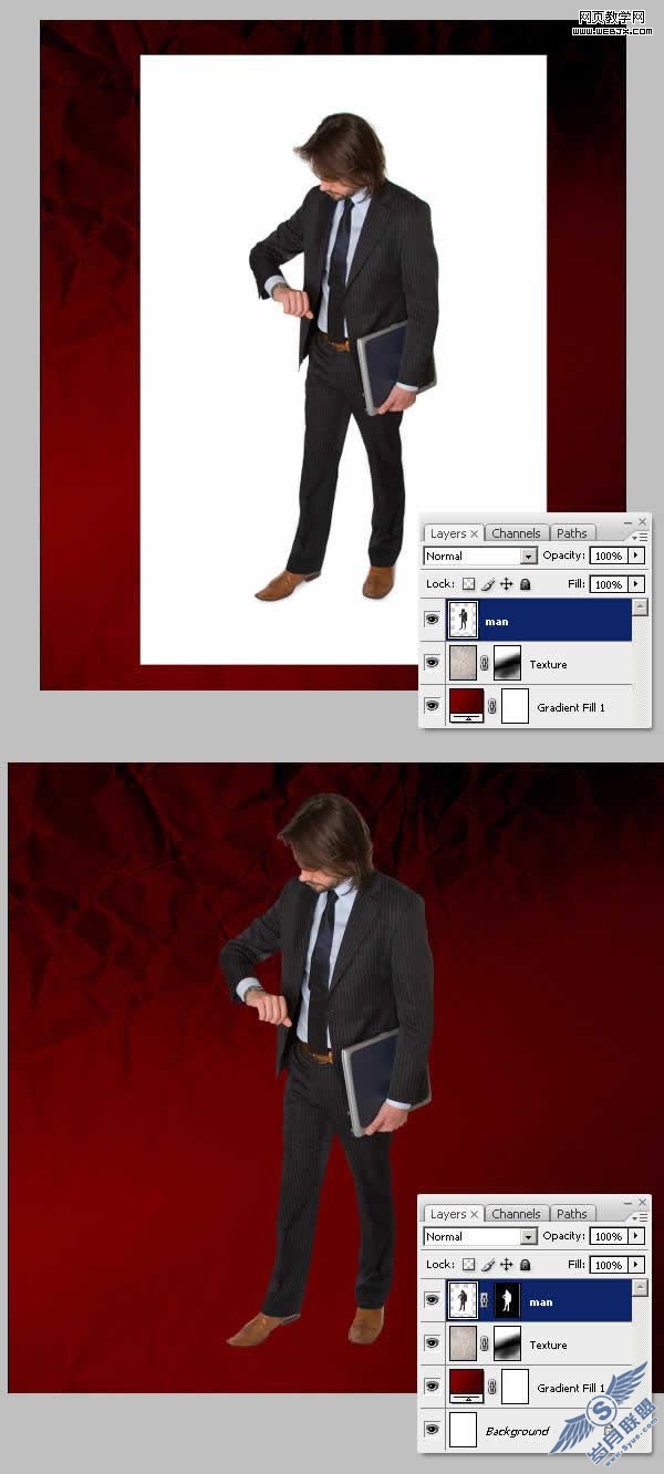 Photoshop合成教程：建构主义职场海报