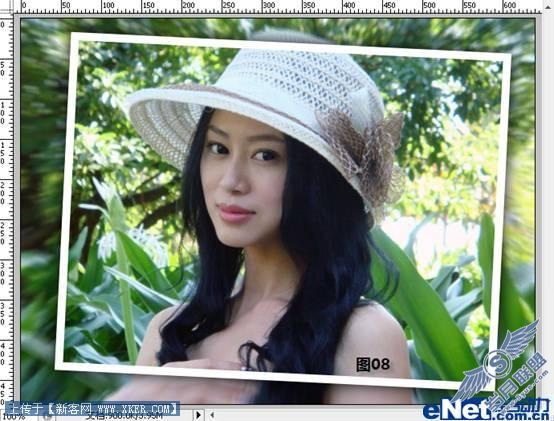 Photoshop CS3轻松打造照片快照效果