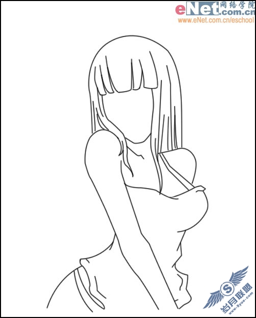 Photoshop打造前卫美女