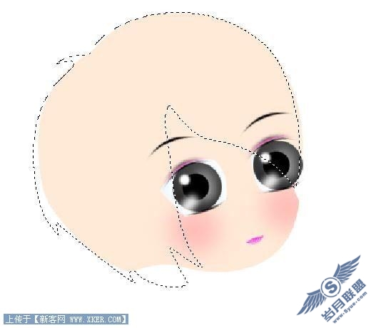 Photoshop鼠绘超可爱的卡通娃娃
