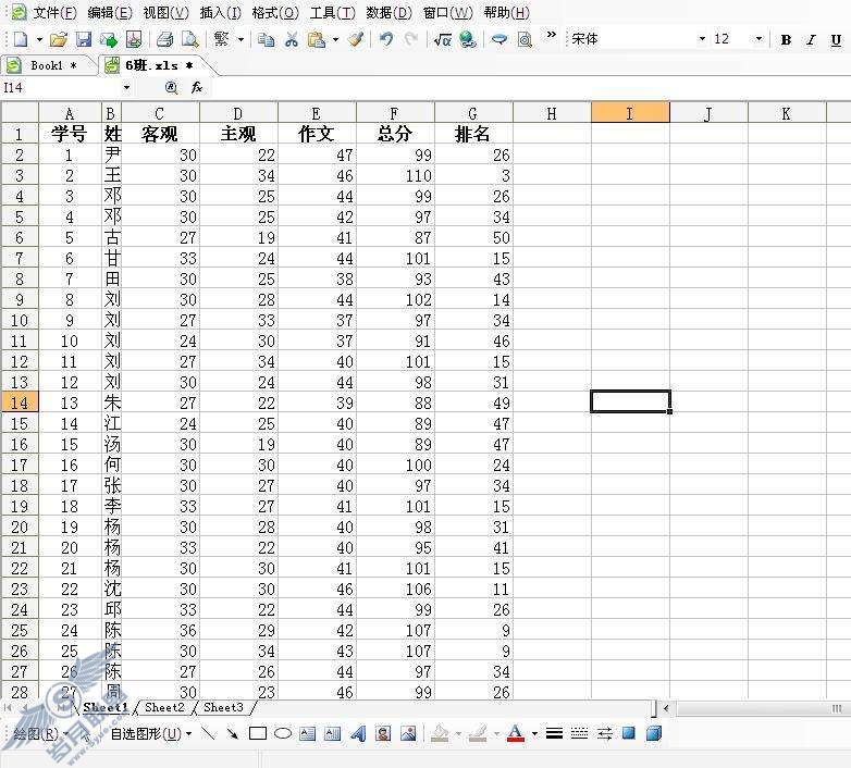 巧用wps表格统计成绩【图】_