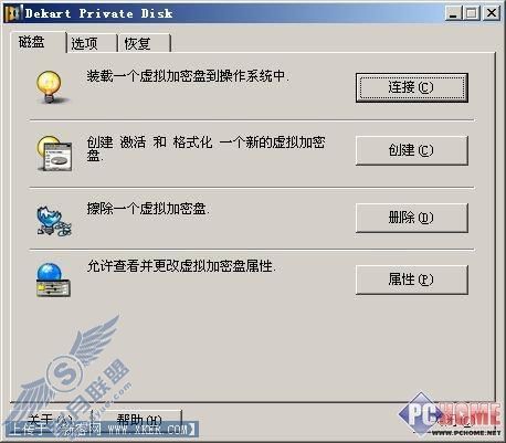 虚拟硬盘加密Dekart Private Disk