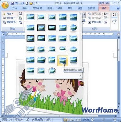Word 2007ĵӦüʽ