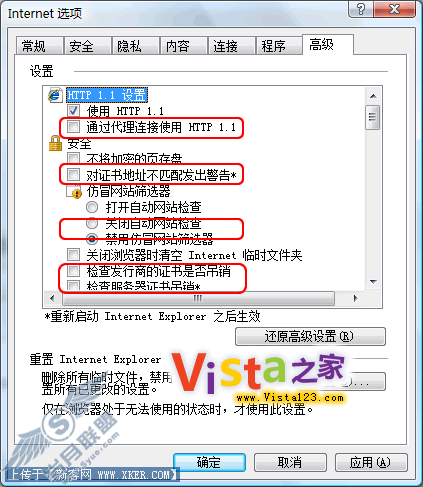 Vista、XP下IE7绝对优化加速技巧