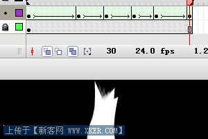 Flash 制作晃动的烛光
