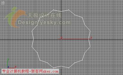 3DsMAX制作鲜艳娇嫩的三维牵牛花