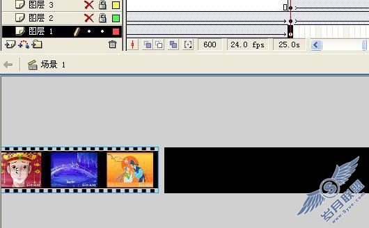 用Flash制作电影胶片循环播放模拟效果(2)