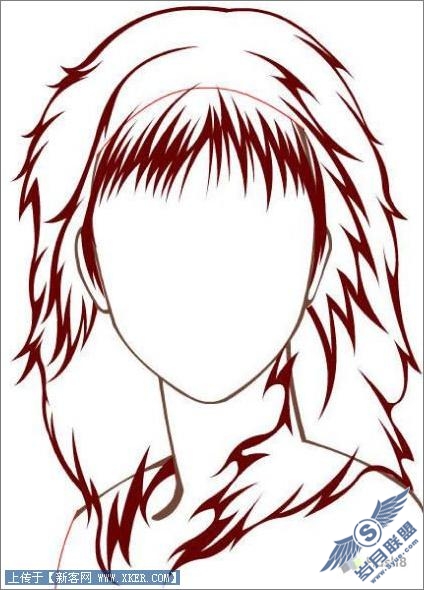 Flash绘画实例:青春靓丽美女