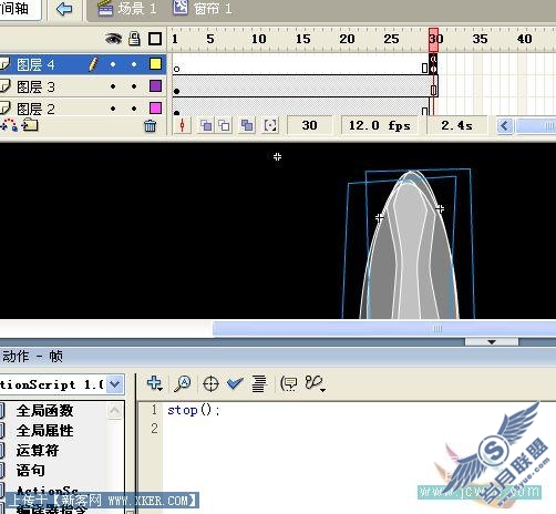 Flash教程:打造窗之恋音乐动画