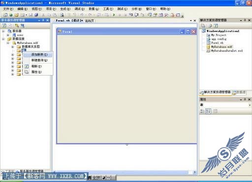 用VB.net2008编写数据查询窗体