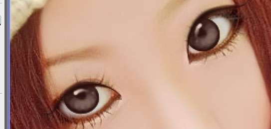 Photoshop手绘：制作MM可爱的卡通效果
