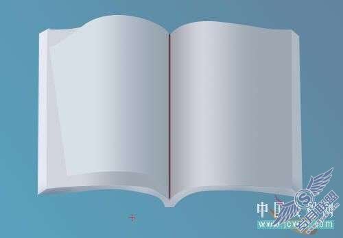 Photoshop鼠绘翻页书本效果