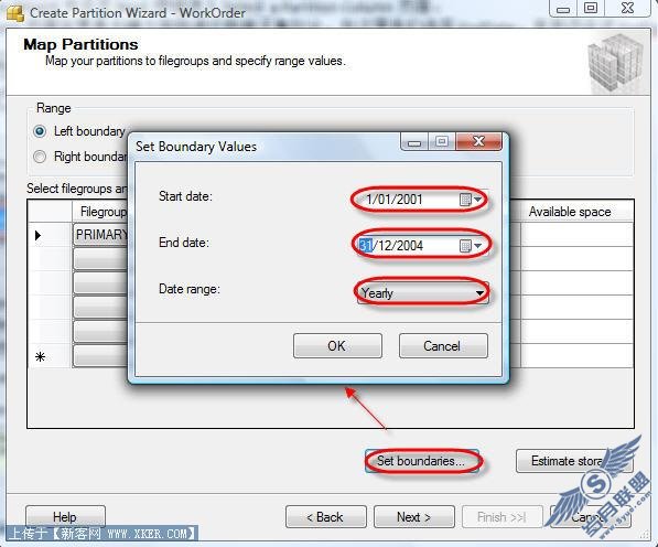 SQL Server 2008-建立分区表(Table Partition)