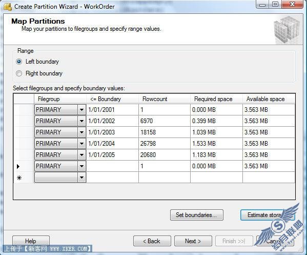 SQL Server 2008-(Table Partition)
