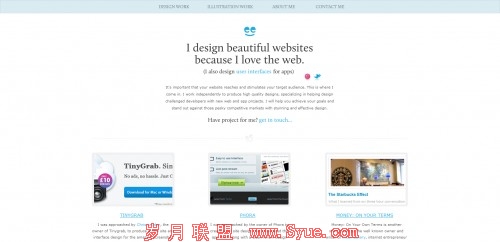 kyee 500x242 55 Examples of Minimalistic Web Design