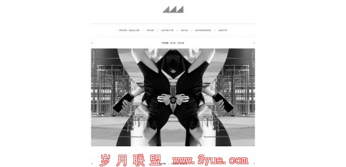 jessemallon 500x242 55 Examples of Minimalistic Web Design