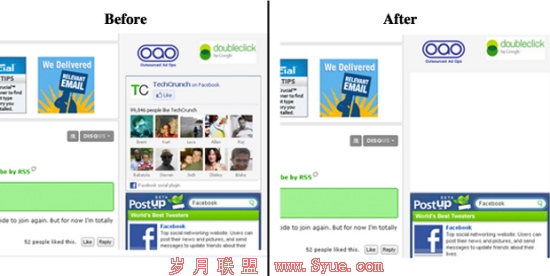 科技时代_谷歌员工开发浏览器插件屏蔽Facebook Connect