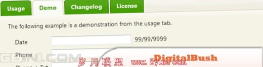 分享10个最好的jQuery表单插件 gbin1.com