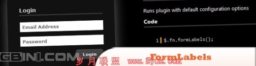 分享10个最好的jQuery表单插件 gbin1.com