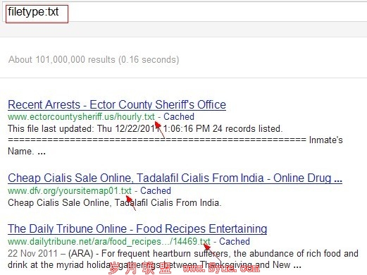 filetype:txt�ļ����������