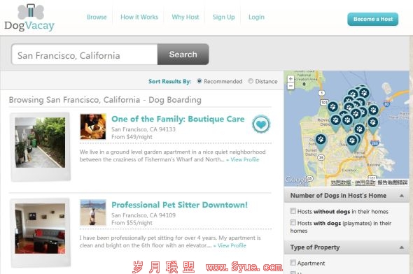 DogVacay:个性化的家庭宠物寄养服务