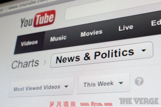 皮尤调查显示YouTube最热视频多由用户上传