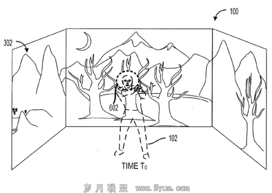 微软最新专利描述了如何在房间里投射全景图像