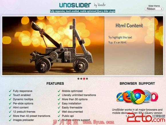 Responsive jQuery Slider Plugins