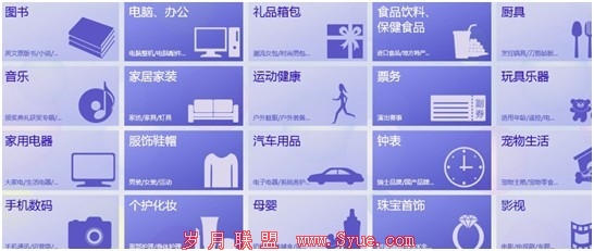 Win8客户端的商品分类页面
