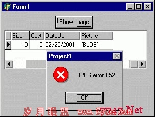 Jpeg read error