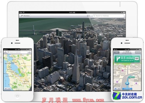 同屏竞技谁更强 iOS谷歌地图PK苹果地图