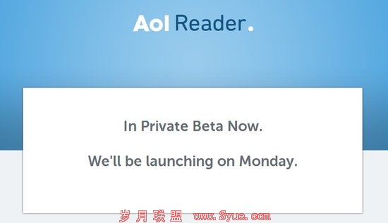程咬金杀出!AOL宣布下周一发布RSS阅读器