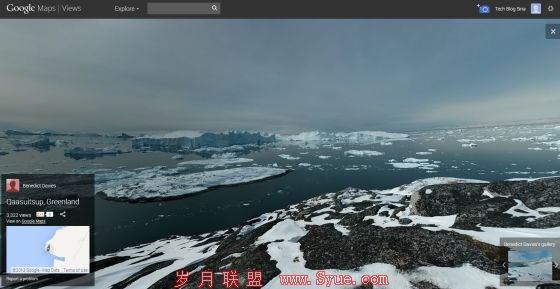 用户可将自己拍摄的全景照片上传至谷歌“景观”网站