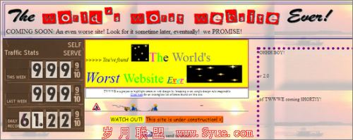 The World's Worst Website Ever