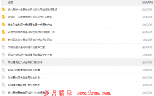 A5杂谈上的主题