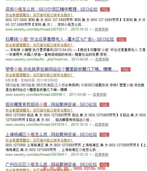 搜外DNS劫持漏洞生成大量垃圾内页