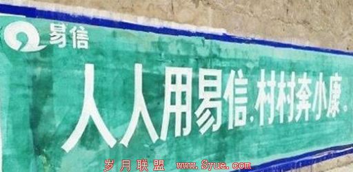 盯上8亿农民钱包 电商、互联网公司大战农村墙体