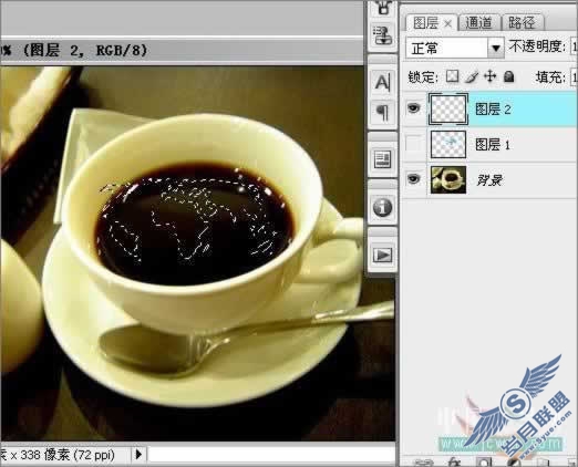 Photoshop合成：调制一杯特色咖啡