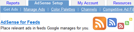 AdSense for Feeds