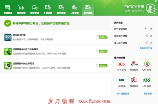 云安全成标配 五款安全软件邮件防护功能横评