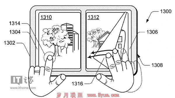 微软更新Win10多设备屏幕合并专利:图像移动,轻轻一划