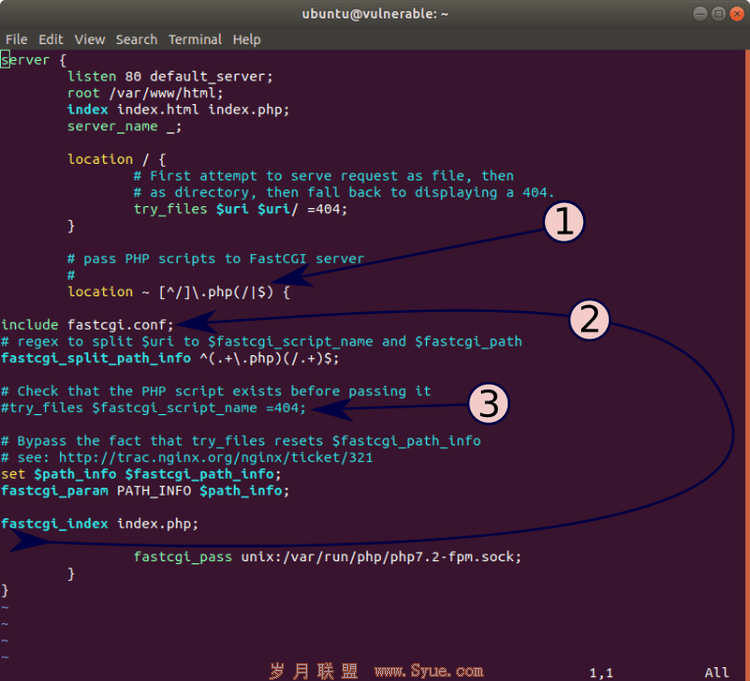在Linux 容器中对php-fpm缓冲区溢出漏洞的复现分析 （ CVE-2019-11043 ）