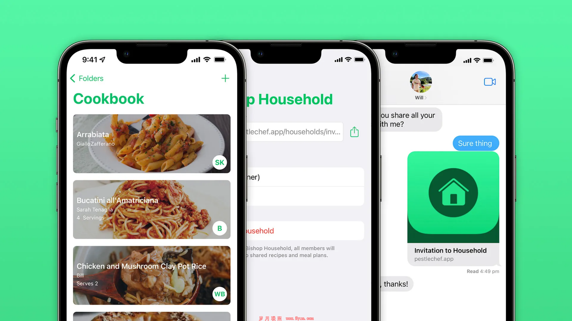 Pestle菜谱应用现可以让用户跟他人分享他们的菜谱